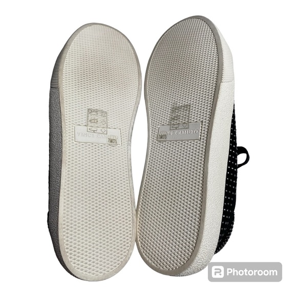 NWT Vince Camuto Leather Chenta Sneakers Perforated & Studded Lace Ups Size 7.5 - Picture 6 of 10